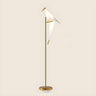 Bedside Bird-Shaped Artistic Gold Stand Floor Lamp Image - 7