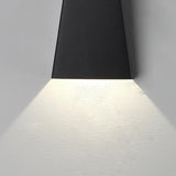 Bedside Black Cone LED Up Down Wall Sconce Light Image - 10