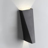 Bedside Black Cone LED Up Down Wall Sconce Light Image - 6