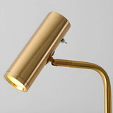 Bedside Brass Adjustable Floor Lamp with Marble Base Image - 11