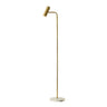 Bedside Brass Adjustable Floor Lamp with Marble Base Image - 5