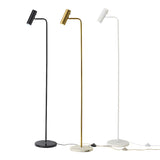 Bedside Brass Adjustable Floor Lamp with Marble Base Image - 8