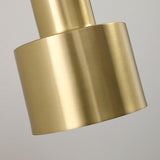 Bedside Cylinder Black and Gold Metal Wall Sconce Image - 17