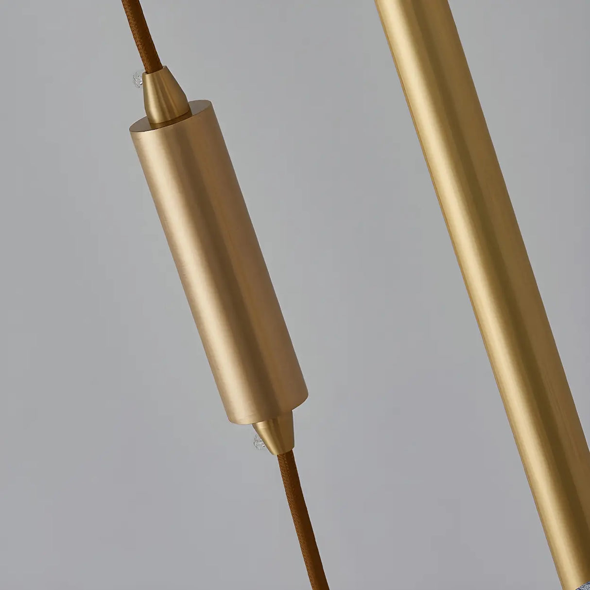 Bedside Modern Brass Finish Gold and Arc Floor Lamp Image - 8