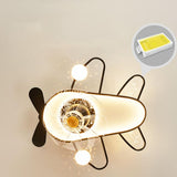 Bee-Shaped Starry Night LED Ceiling Fan with Lighting Image - 11