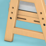 Beige Adjustable Wood Toddler Activity Table Chair Set Image - 13