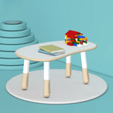 Beige Adjustable Wood Toddler Activity Table Chair Set Image - 15