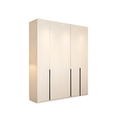 Beige Clothing Rod Large Shelves Wardrobe with Soft Close Image - 7