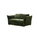 Beige Reclining Cloud Fabric Cushion Back Futon Sofa Image - 9