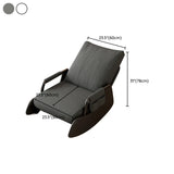 Beige Removable Cushions Small Size Recliner Recliner Image - 26