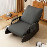 Beige Removable Cushions Small Size Recliner Recliner Image - 13