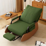 Beige Removable Cushions Small Size Recliner Recliner Image - 14