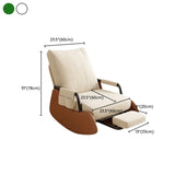 Beige Removable Cushions Small Size Recliner Recliner #size