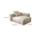 Beige Scratch Resistant Corduroy Tight Back Chaise Image - 23