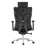 Black Adjustable Ergonomic Mesh High-Back Office Chair Image - 12