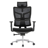 Black Adjustable Ergonomic Mesh High-Back Office Chair Image - 9