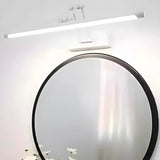 Black Adjustable Modern Linear Bathroom Vanity Light Image - 6