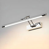 Black Adjustable Modern Linear Bathroom Vanity Light Image - 8