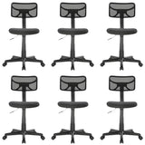 Black Adjustable Modern Mesh Back Task Office Chair Image - 6