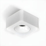 Black Aluminum Rectangle LED Flush Mount Ceiling Light Image - 14