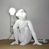 Black Chic Creative Resin Monkey Decor Table Lamp Image - 2