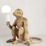 Black Chic Creative Resin Monkey Decor Table Lamp Image - 3