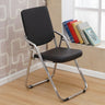 Black Ergonomic Modern Folding Metal Office Chair Image - 9