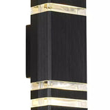 Black Fashion Rectangular Metal Bi-pin Wall light Image - 13