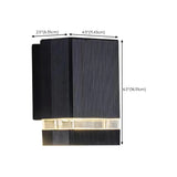 Black Fashion Rectangular Metal Bi-pin Wall light Image - 16