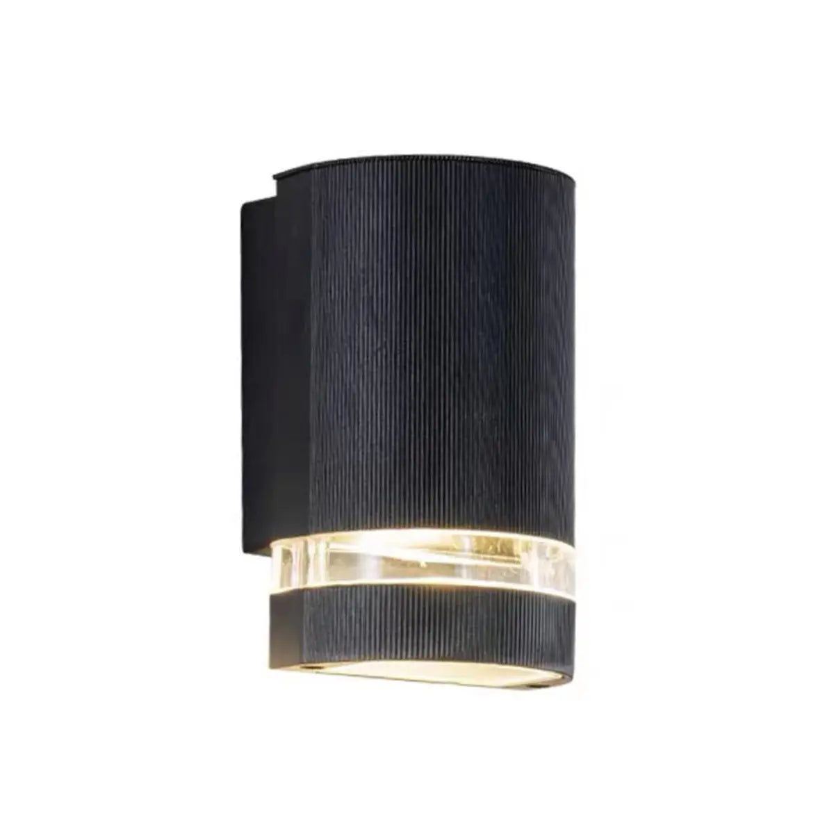 Black Fashion Rectangular Metal Bi-pin Wall light Image - 2