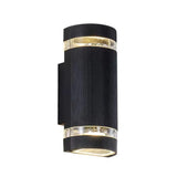 Black Fashion Rectangular Metal Bi-pin Wall light Image - 3