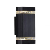 Black Fashion Rectangular Metal Bi-pin Wall light Image - 7