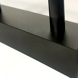 Black Linear Modern Wall Mount Bathroom Vanity Light Image - 10