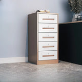 Black Lockable Steel Small Filing Cabinets with Drawers Image - 2