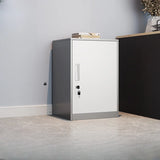 Black Lockable Steel Small Filing Cabinets with Drawers Image - 22