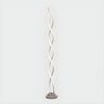 Black Metal Modern Spiral LED Living Room Floor Lamp Image - 4