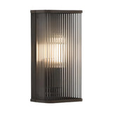 Black Modern Cylinder Acrylic External Wall Sconce Image - 5