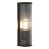 Black Modern Cylinder Acrylic External Wall Sconce Image - 6