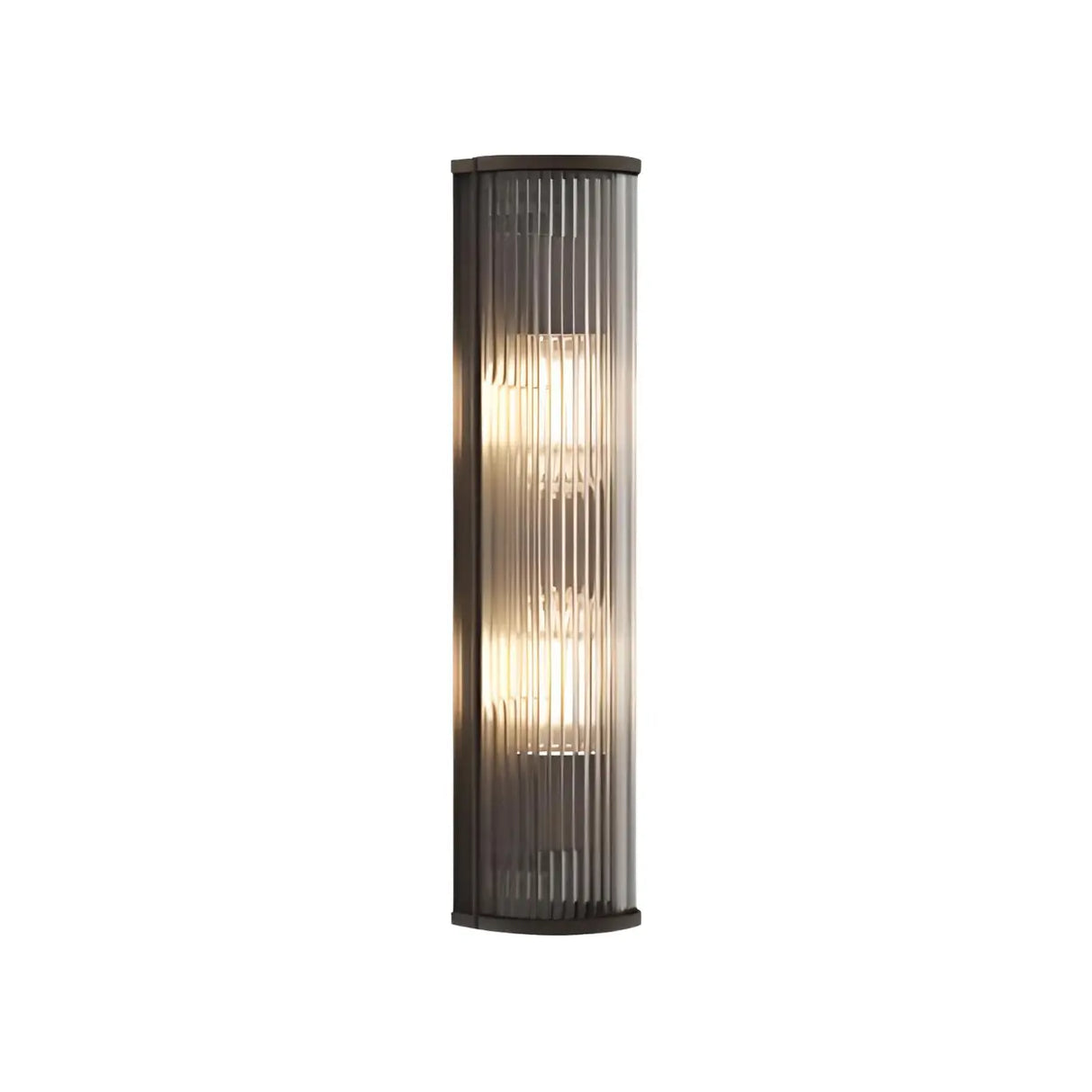 Black Modern Cylinder Acrylic External Wall Sconce Image - 8