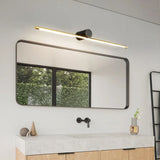 Black Modern Cylinder Wall-Mount LED Vanity Light Image - 6