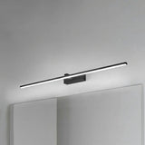 Black Modern Linear LED Bathroom Metal Vanity Light Image - 12