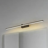 Black Modern Linear LED Bathroom Metal Vanity Light Image - 14