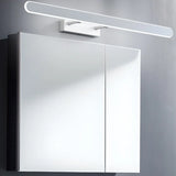 Black Modern Rectangular LED Bathroom Vanity Light Image - 13