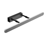 Black Modern Rectangular LED Bathroom Vanity Light Image - 5