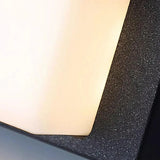 Black Modern Rectangular LED External Wall Lights Image - 10