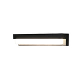 Black Modern Rectangular LED External Wall Lights Image - 2