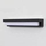 Black Modern Rectangular LED External Wall Lights Image - 6