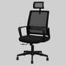 Black Modern Swivel Ergonomic Mesh Swivel Office Chair Image - 2