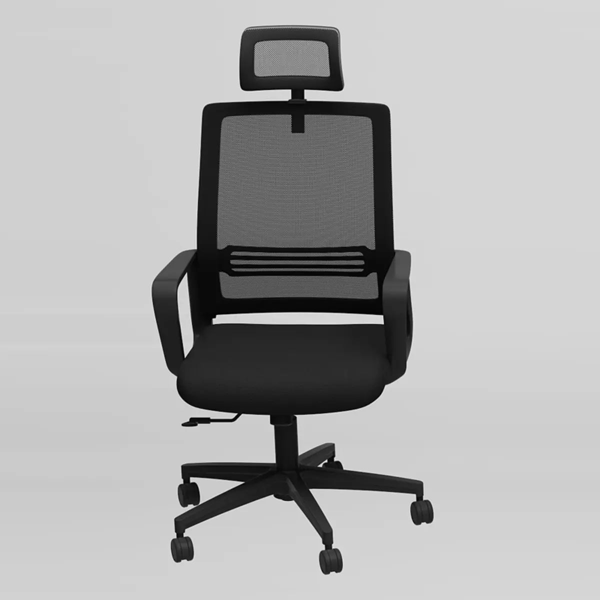 Black Modern Swivel Ergonomic Mesh Swivel Office Chair Image - 3