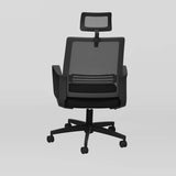 Black Modern Swivel Ergonomic Mesh Swivel Office Chair Image - 4